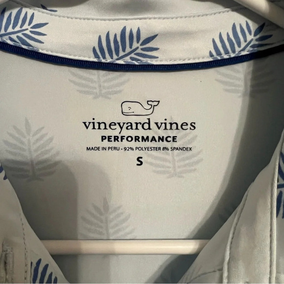 {Vineyard Vines} NWOT Performance Dry-wick Long Sleeve Polo Top - Picture 3 of 8